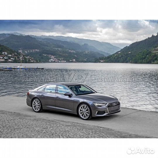 Плёнка для оклейки фар на автомобиле audi A6 (2018