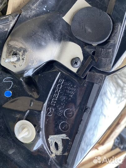 Лип спойлер оригинал mazda bl