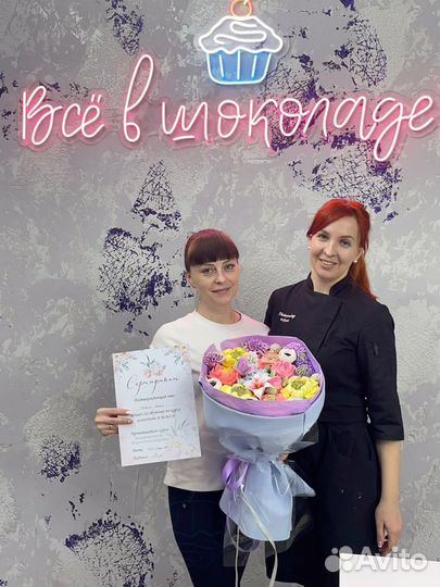 Букеты из зефира и бельгийского шоколада