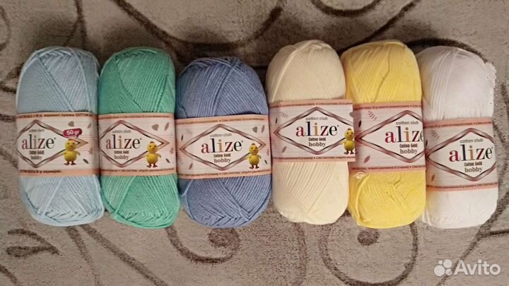 Пряжа Alize и пух норка