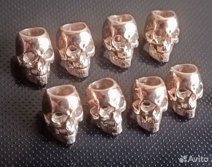 Золотые черепа 375пробы
