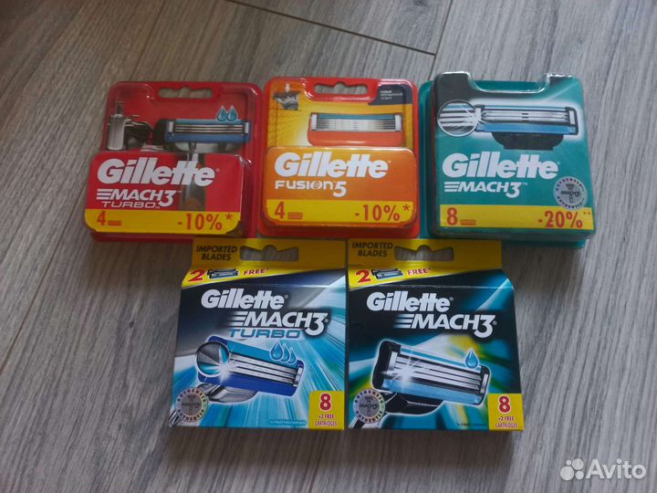 Кассеты для бритья gillette
