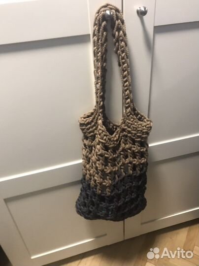 Вязаная сумка авоська