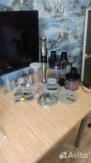 Новый погруж.блендер Braun c кух.комбайном