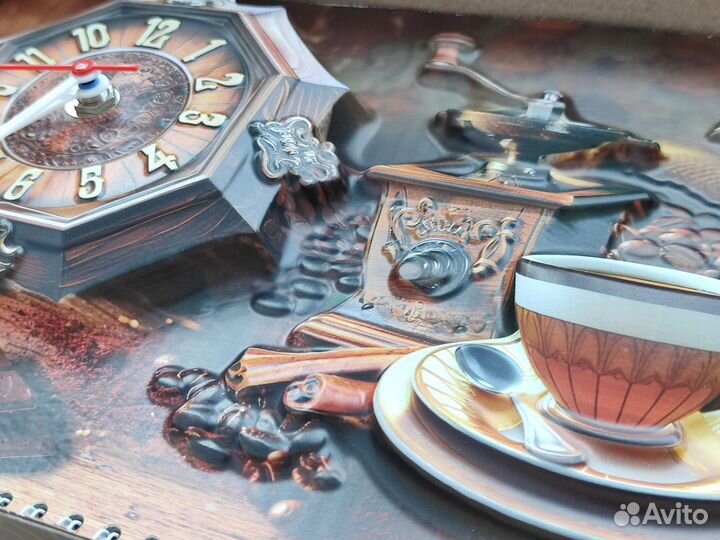 Календарь квартальный настенный 2025, с часами