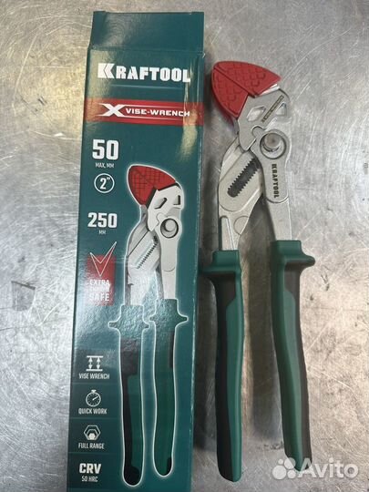 Kraftool vise-wrench X 250 мм, Клещи переставные-г