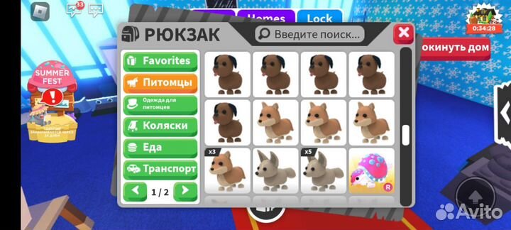 Петы в адопт ми. За рубли