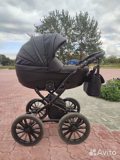 Коляска 2 в 1 эко кожа