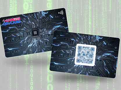 Умная визитка NFC и QR-кодом (CPU)