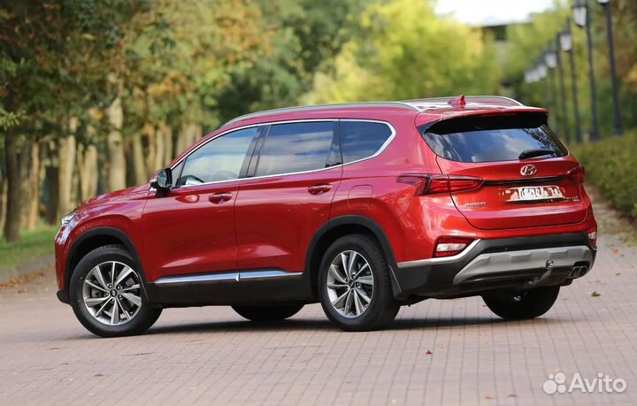 Hyundai Santa Fe 2.2 AT, 2019, 99 173 км