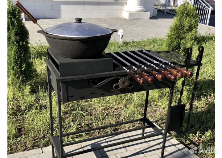 Мангал с подставкой под казан / Гарантия качества