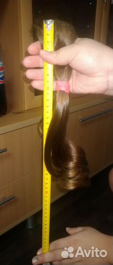 Волосы срез, некрашенные
