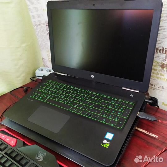 HP 15.6 i5-8300H 4ядра 8пот GTX1050 8Gb 1Tb