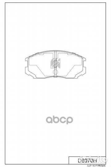 D6070-01 Y06-558 колодки дисковые п Mitsubishi