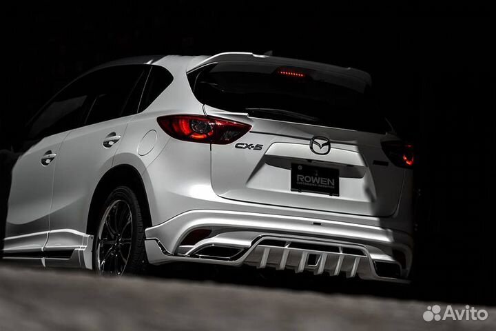 Накладка Rowen на задний бампер Mazda CX-5