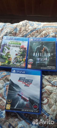Диски на приставку ps4