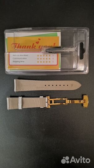 Ремень для часов натуральная кожа