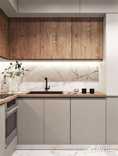 Белый кухонный гарнитур