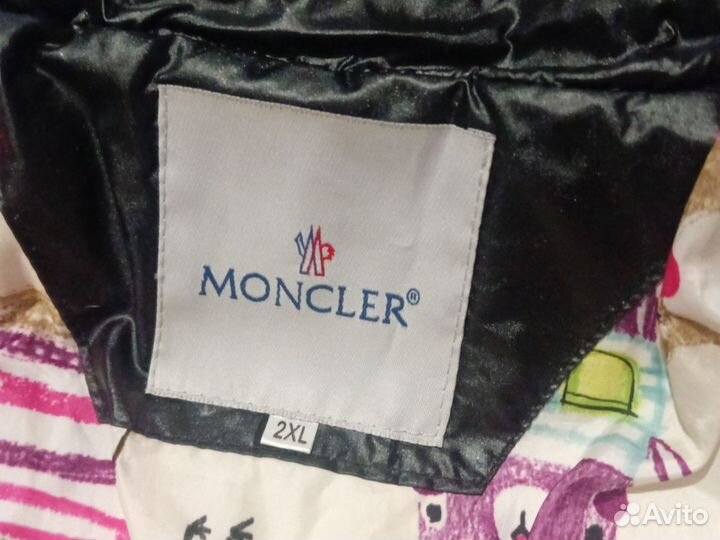 Пуховик moncler детский