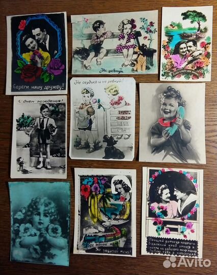 Старинные Советские открытки 40-70гг