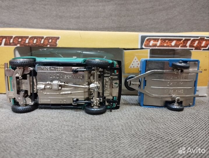 Модель Ваз 2121 нива со скифом 1/43 СССР