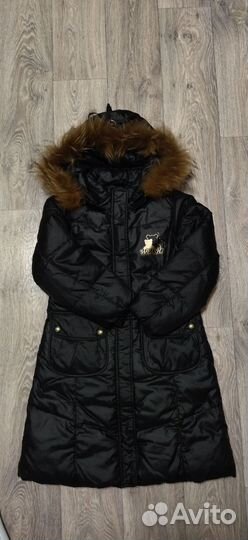 Пуховик для девочки 140