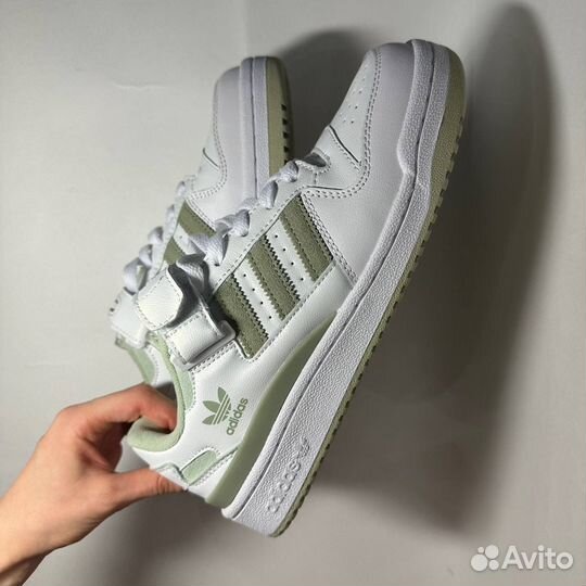 Кроссовки Adidas Forum low LUX кожа новые