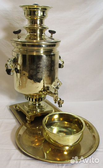 Самовар угольный с медалями Россия 19 век