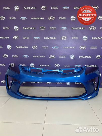 Бампер Передний Kia Rio (2017) / синий