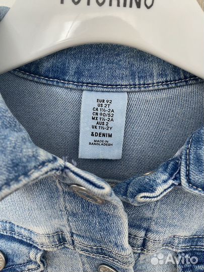 Куртка джинсовая для мальчика h&m