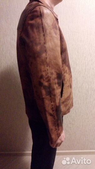 Куртка кожаная