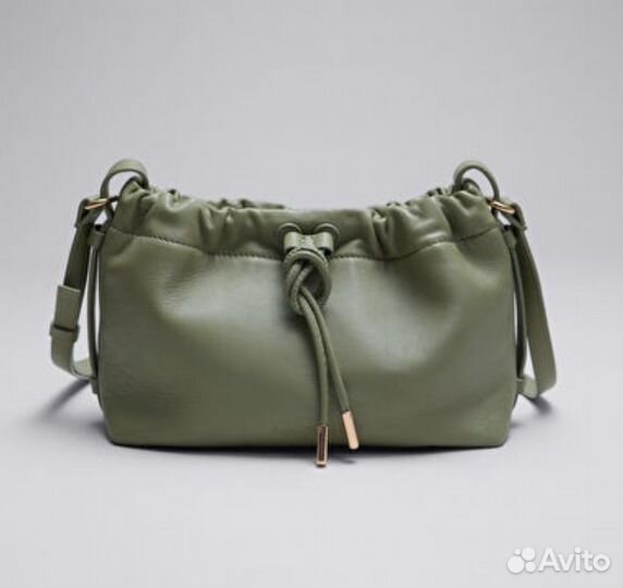 Кожаная сумка тоут & Other Stories новая