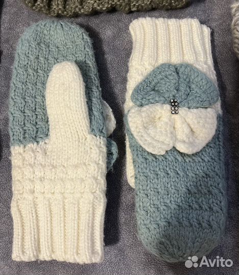 Шапка, шарф, варежки