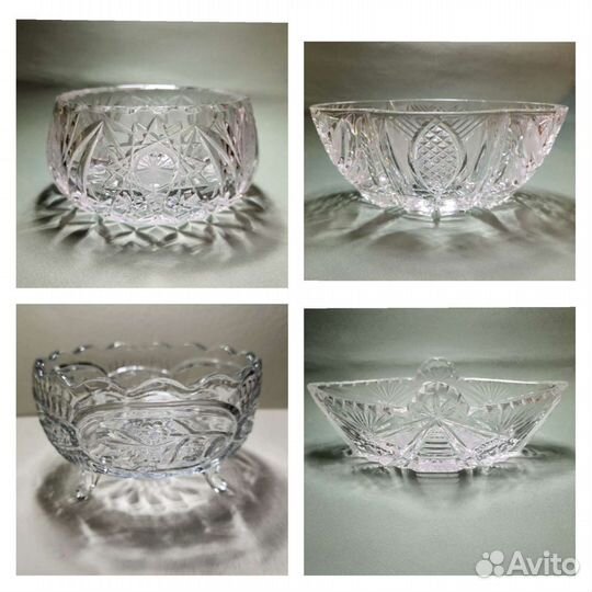 Вазы хрустальные СССР
