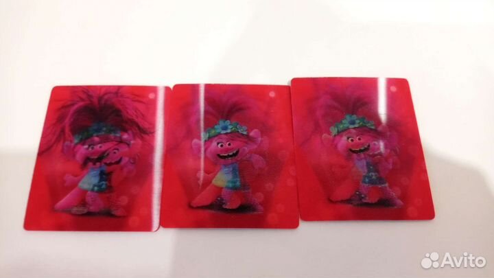 Карточки тролли мировой тур (пятёрочка)