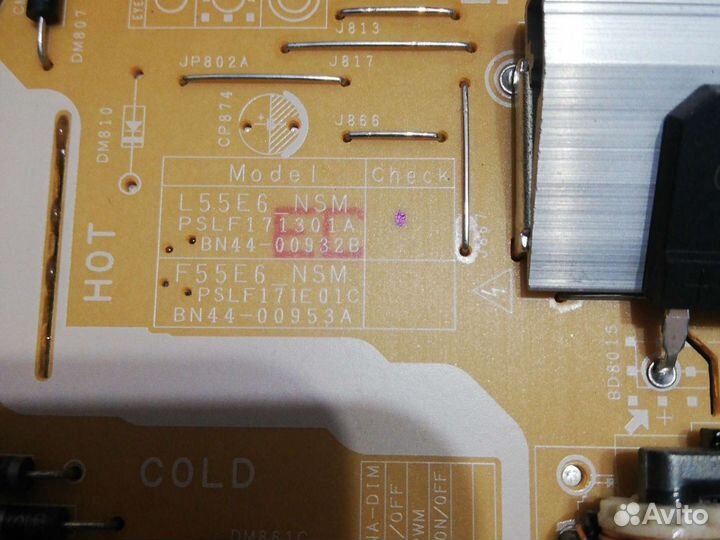 Плата питания bn44-00953a