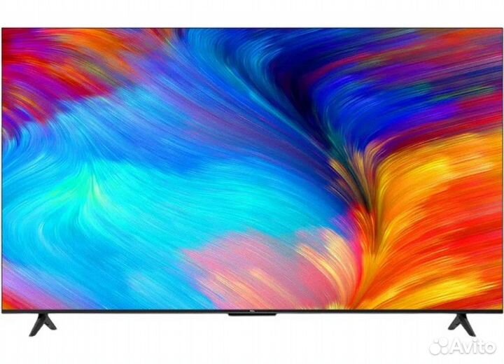 50 Телевизор TCL 50P637 2022 HDR, LED, черный