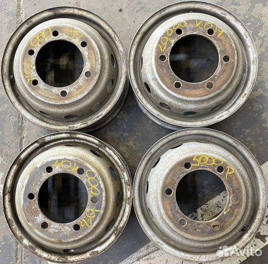 Железные диски fiat/eveco R16 6x205