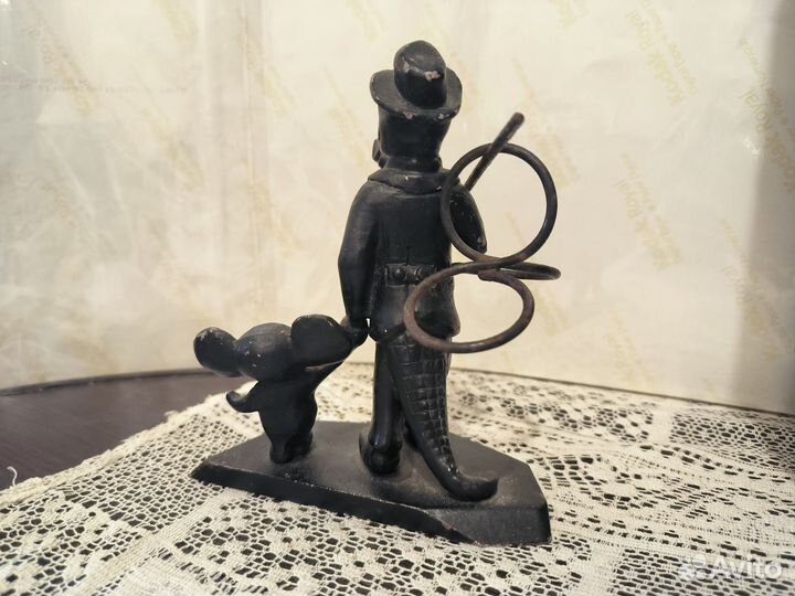 Статуэтка-солонка/перечница Гена и чебурашка,СССР