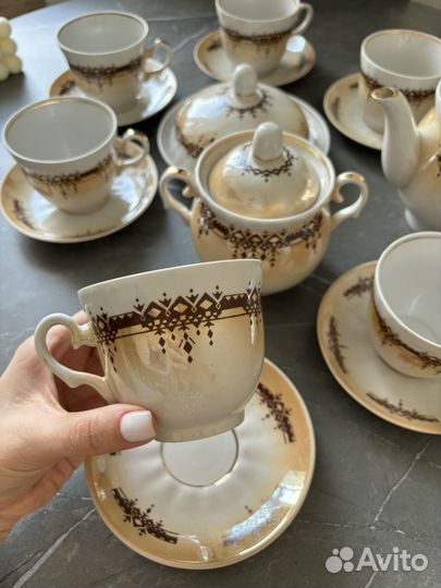 Новый чайный сервиз барановка СССР винтаж