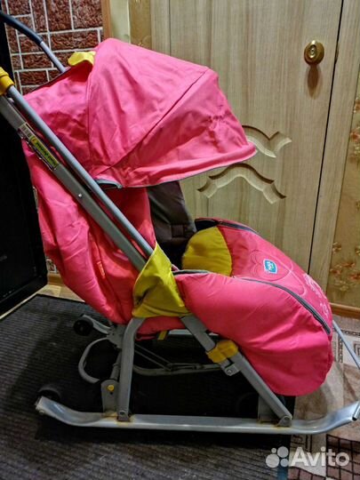Коляска санки в хорошем состоянии