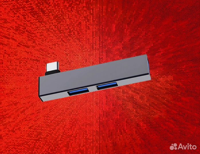 Новый USB разветвитель Type-C. три USB 3.0