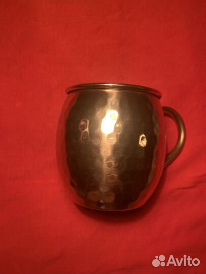Кружка Медная Медь Индия Пузатая Коллекционная