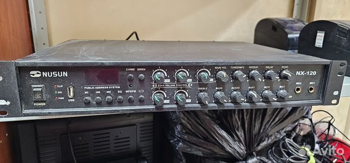 Трансляционный микшер-усилитель Nusun NX-120