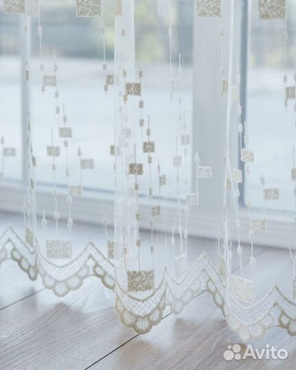 Тюль Мона золото 500253 см