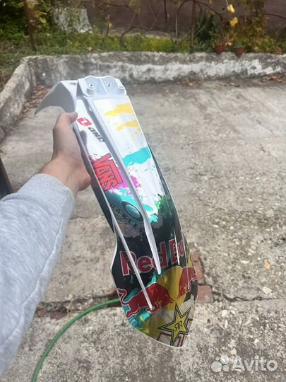 Пластик ктм 2019-2022 rtech с наклейками хром MX