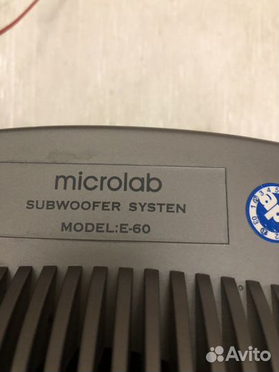 Акустическая система -сабвуфер microlab E60