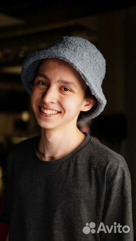 Панамка новая синяя