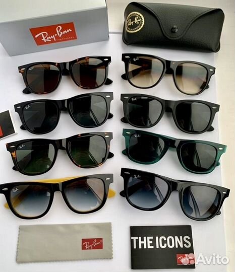 Очки ray ban wayfarer 54 матовые