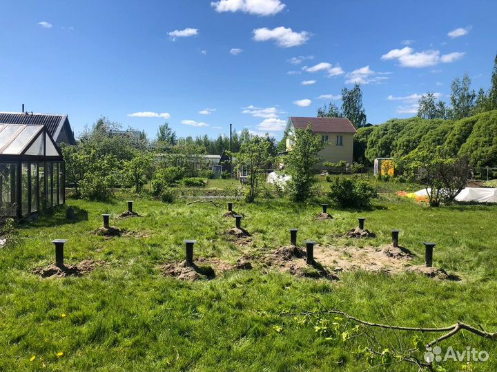 Бригада, винтовые сваи, монтаж свай для фундамента